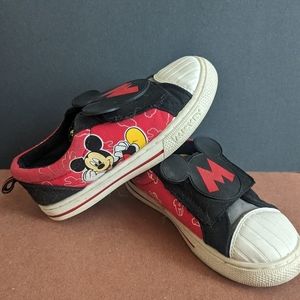 Mickey Velcro Sneakers size 11 toddler